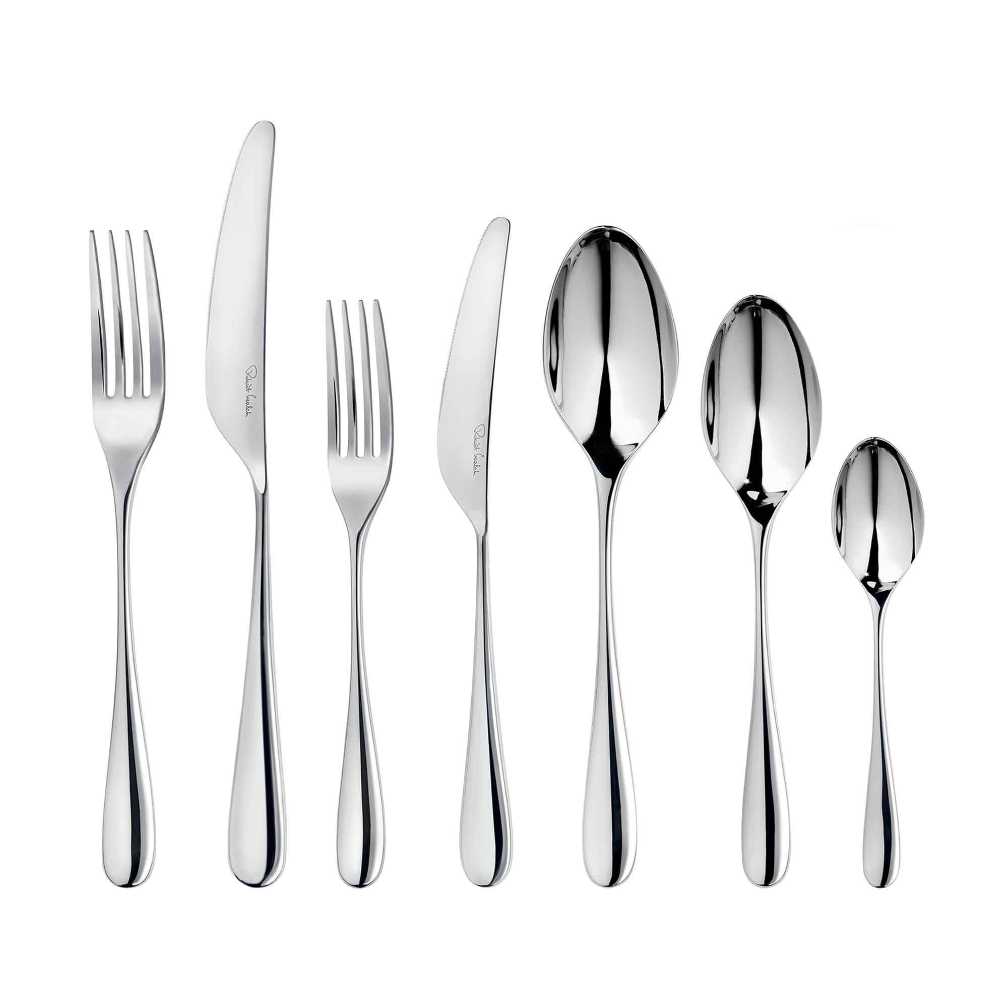 Arden Bright Cutlery Set | 84 Piece Set for 12 People | Robert Welch ...