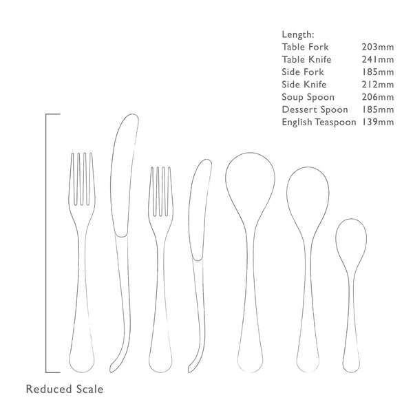 Ashbury Bright Cutlery Set, 56 Piece for 8 People