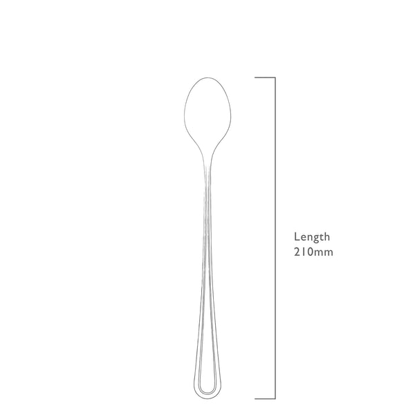 Aston Bright Long Handled Spoon, Set of 4