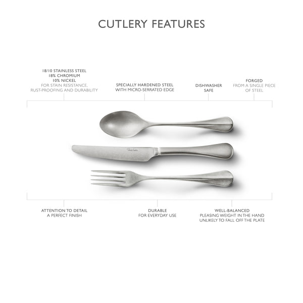 Baguette Vintage Cutlery Place Setting, 7 Piece