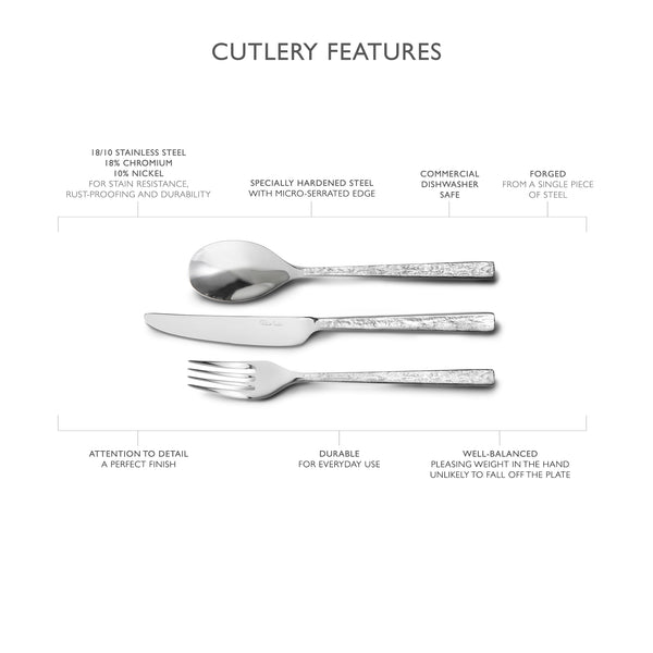 Blockley Slate Bright Cutlery Sample Set, 3 Piece