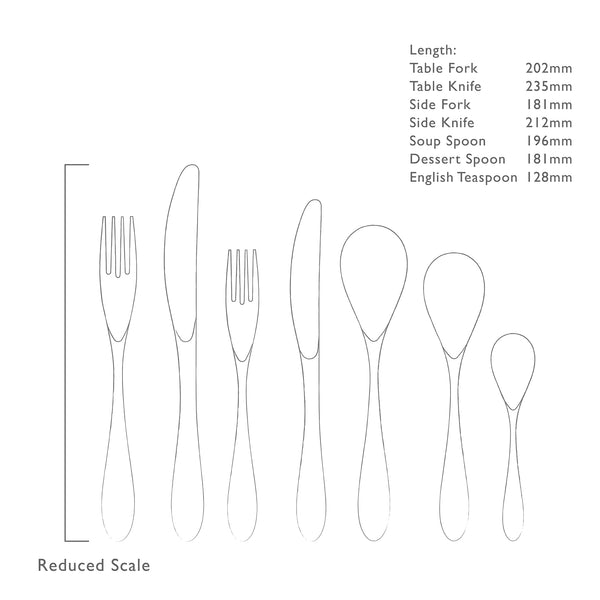 Bourton Bright Cutlery Set, 56 Piece for 8 People