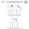 Blockley Slate Bright Cutlery Set, 56 Piece for 8 People