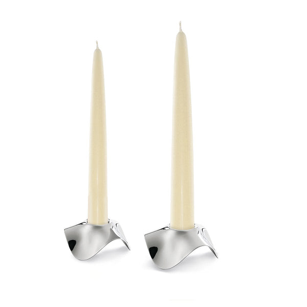 Drift Candle Holder, Set of 2 - With Candles