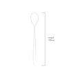 Hidcote Bright Long Handled Spoon, Set of 4