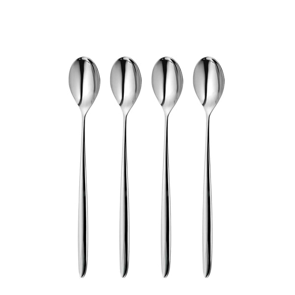 Hidcote Bright Long Handled (Latte) Spoon, Set of 4