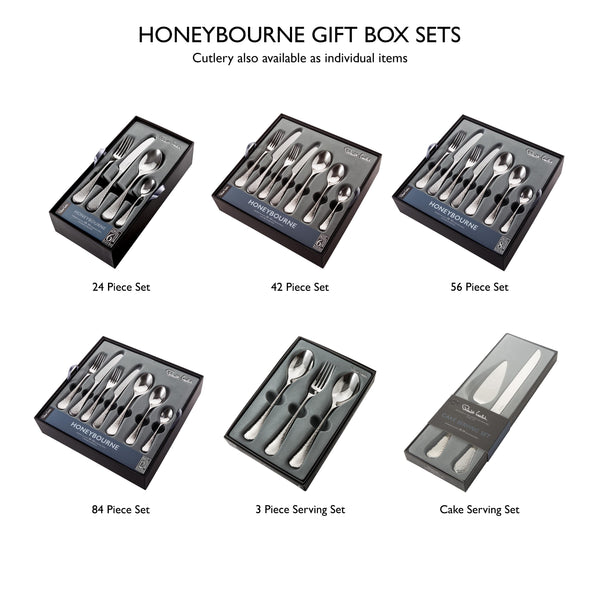 Honeybourne Bright Cutlery Set, 56 Piece for 8 People