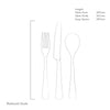 Malvern Bright Cutlery Sample Set, 3 Piece