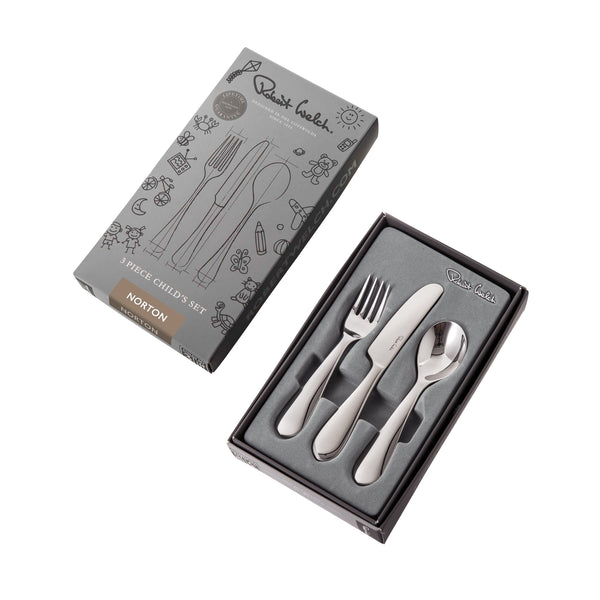 Personalised Kids Cutlery Set Stainless Steel Flatware 4pcs Set Tableware Toddler  Utensils in Presentation Box With Symbol and Child's Name 