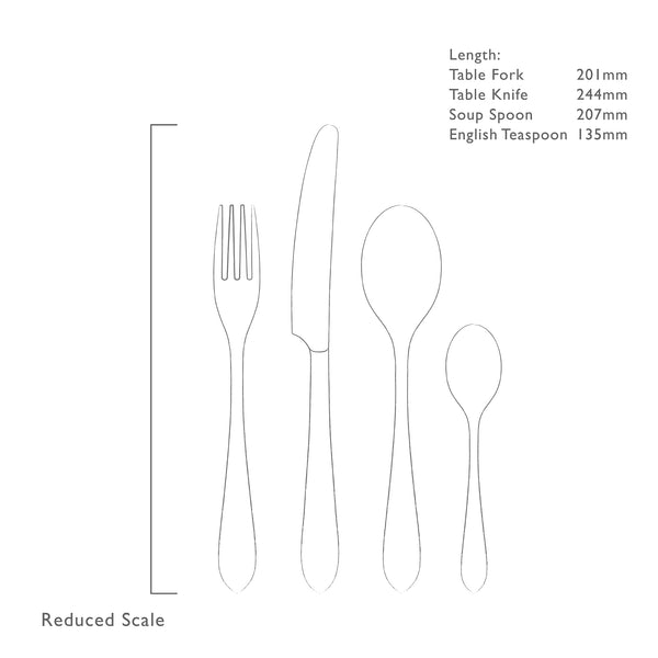 Norton Bright Cutlery Set, 24 Piece for 6 People