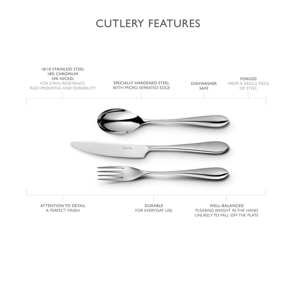 Norton Bright Cutlery Set, 24 Piece for 6 People