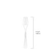 Palm Bright Pastry Fork