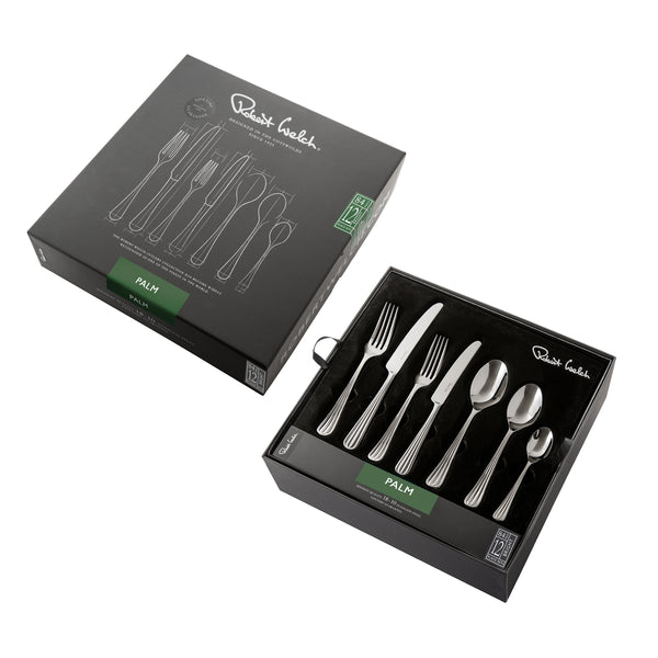 Palm Bright Cutlery Set, 84 Piece for 12 People