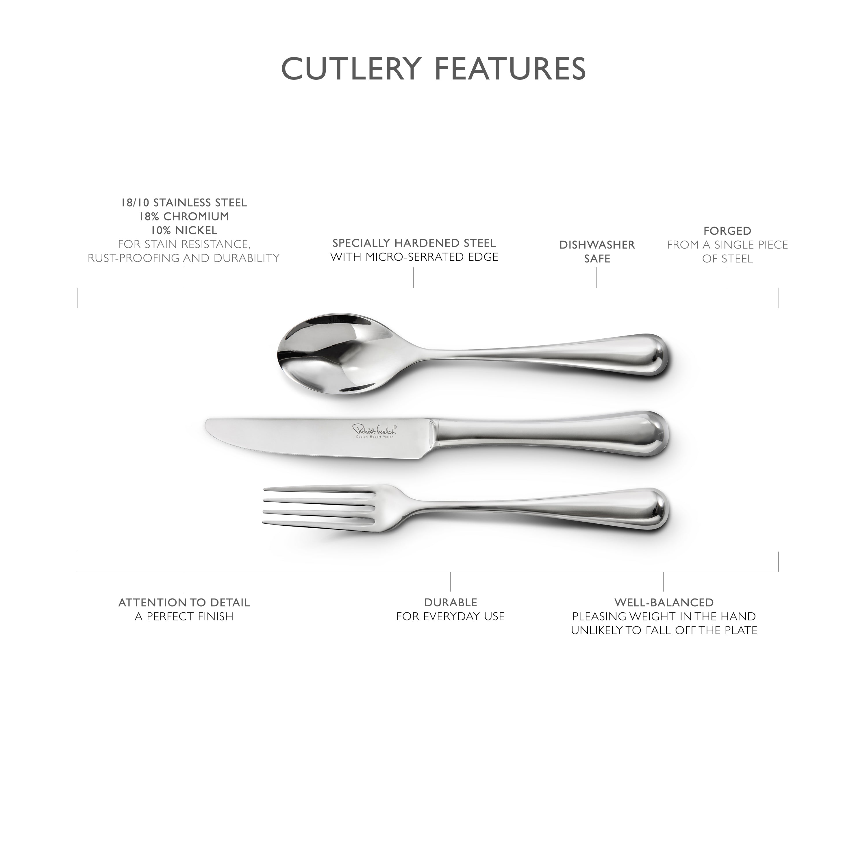 Robert Welch Radford Cutlery Set - Thumbnail 4