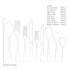 Radford Satin Cutlery Canteen Set, 60 Piece for 8 People