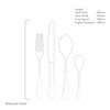 Radford Satin Cutlery Set, 24 Piece for 6 People