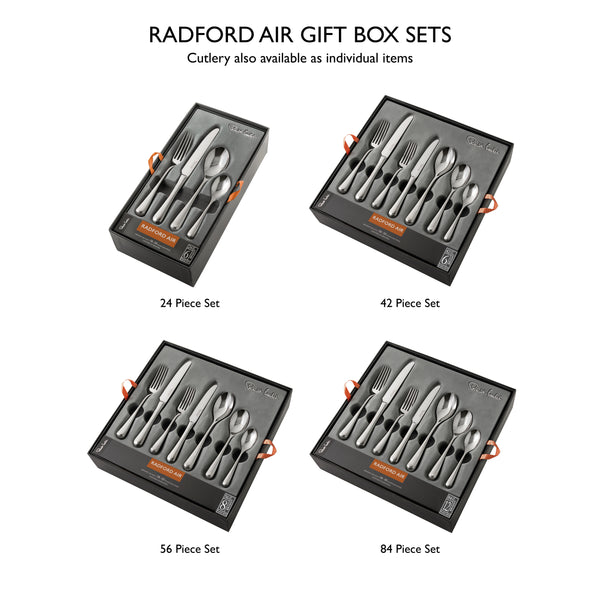 Radford Air Bright Cutlery Set, 42 Piece for 6 People