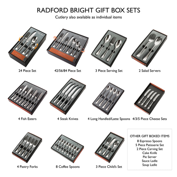 Radford Bright Cutlery Sample Set, 3 Piece
