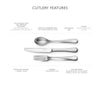 Radford Satin Cutlery Canteen Set, 60 Piece for 8 People