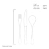 RW2 Bright Cutlery Sample Set, 3 Piece