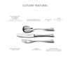 RW2 Bright Cutlery Set, 24 Piece for 6 People