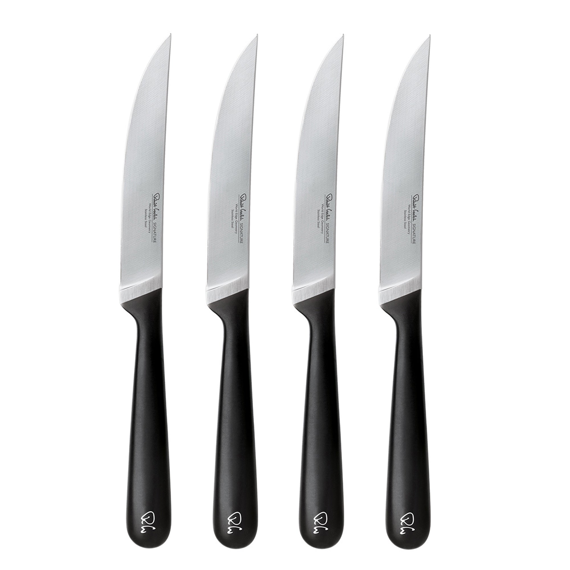 Signature Plain Edged Steak Knife | 4 Piece Set | Kitchen Knife Set