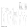 Stanton Bright Cutlery Canteen Set, 60 Piece for 8 People