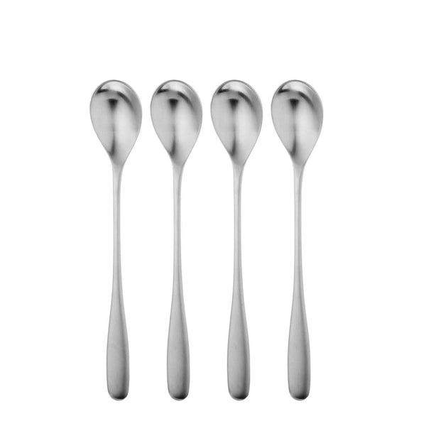 Stanton Satin Long Handled (Latte) Spoon, Set of 4