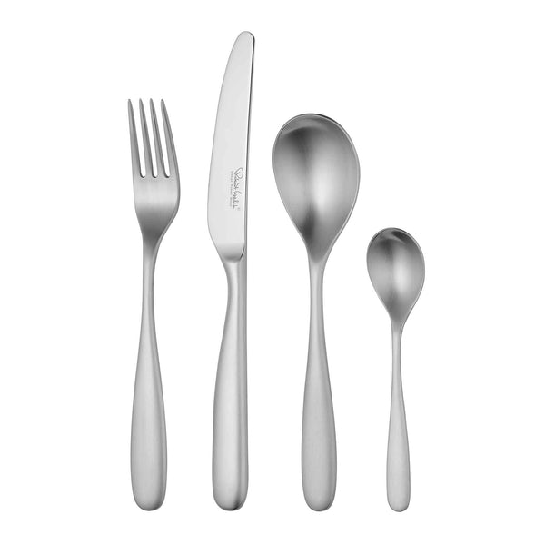 Stanton Satin Cutlery Set, 24 Piece for 6 People