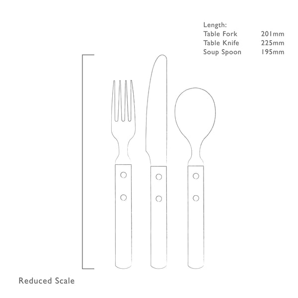 Trattoria Bright Cutlery Sample Set, 3 Piece