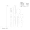 Trattoria Bright Cutlery Set, 24 Piece for 6 People