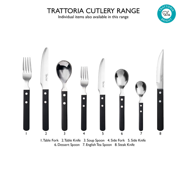 Trattoria Bright Cutlery Set, 42 Piece for 6 People