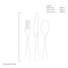 Westbury Bright Cutlery Sample Set, 3 Piece