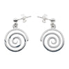 Spiral Drop Earrings