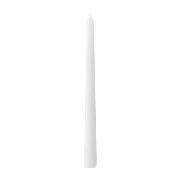 White Venetian Candle 25cm