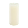 Soft Pearl Rustic Shine Pillar Candle 13cm